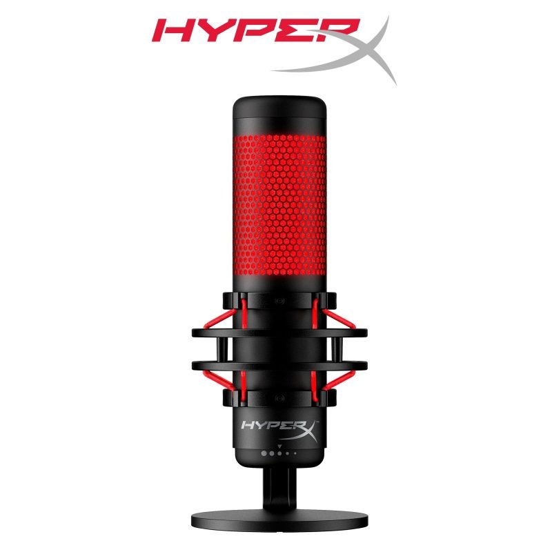 HyperX QuadCast Microphone USB Professional Streaming and Gaming Mic ...