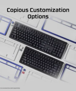 Alternative view of HyperX Alloy Rise 100% Rapid Mechanical Gaming Keyboard OPEN BOX 8000Hz Polling Rate with Red Mechanical Switches