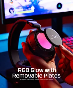 Alternative view of HyperX Cloud Flight 2 Wireless Gaming Headset OPEN BOX Bluetooth and 2.4G Dual Connectivity Options and RGB Backlight