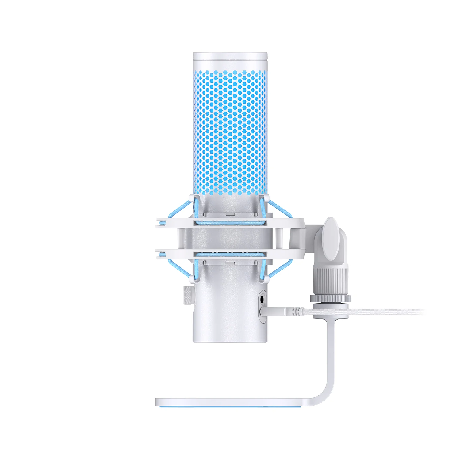 HyperX QuadCast 2 White USB Microphone OPEN BOX Hi-Res Studio-Quality Recording for Gaming, Streaming and Podcasting 2 HyperX QuadCast 2 White USB Microphone OPEN BOX Hi-Res Studio-Quality Recording for Gaming, Streaming and Podcasting - Image 2