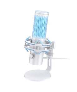 HyperX QuadCast 2 White USB Microphone OPEN BOX Hi-Res Studio-Quality Recording for Gaming, Streaming and Podcasting 11 hyperx quadcast 2 gray an1d9aa angle 3 019df62b 7a77 4c74 895b 5fec771e049f