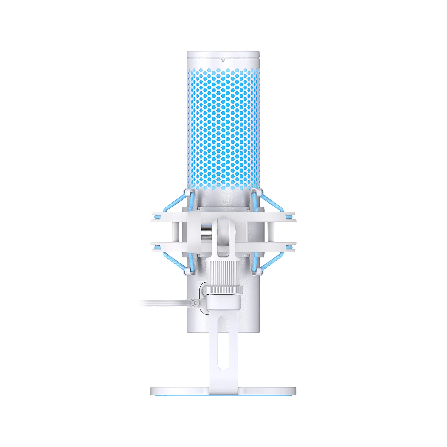 HyperX QuadCast 2 White USB Microphone OPEN BOX Hi-Res Studio-Quality Recording for Gaming, Streaming and Podcasting 4 HyperX QuadCast 2 White USB Microphone OPEN BOX Hi-Res Studio-Quality Recording for Gaming, Streaming and Podcasting - Image 4